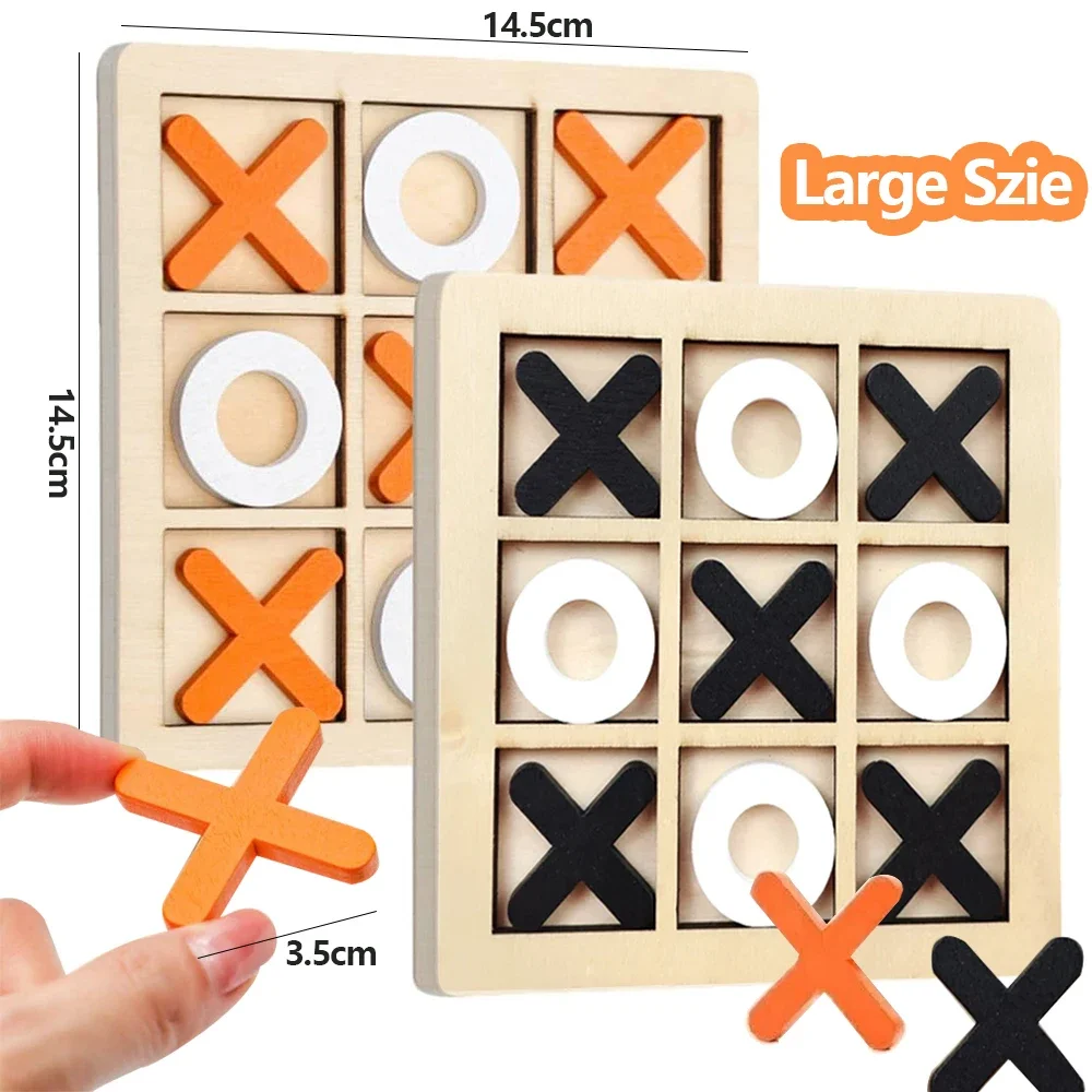 Board Game For 6 Years Old - 나무 XO Tic Tac Toe 게임