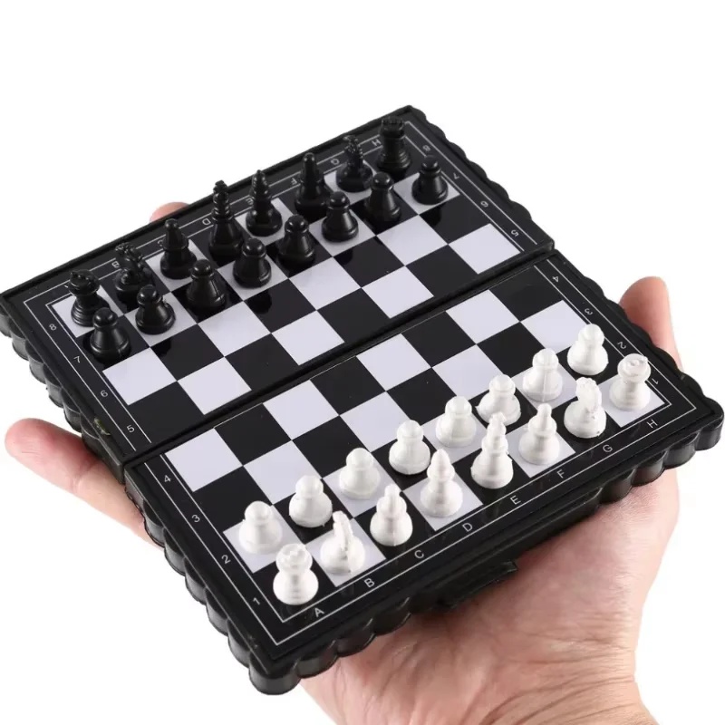 Magnetic Travel Chess - 미니 자석 체스 세트 접이식 자석