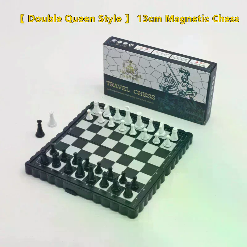 Magnetic Travel Chess - 미니 자기 체스 세트 접이식 플라스틱