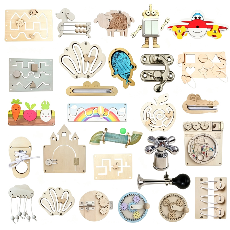 Board Game Idea - 어린이 비지 보드 DIY 액세서리, 아기