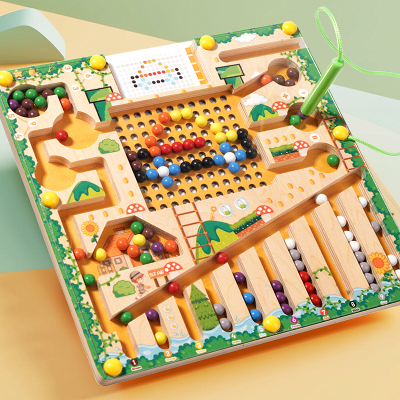 Board Game Idea - 자기 정렬 게임 몬테소리 퍼즐 장난감