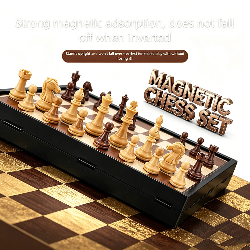 Magnetic Travel Chess - 24CM 접이식 자석 체스 게임 보드
