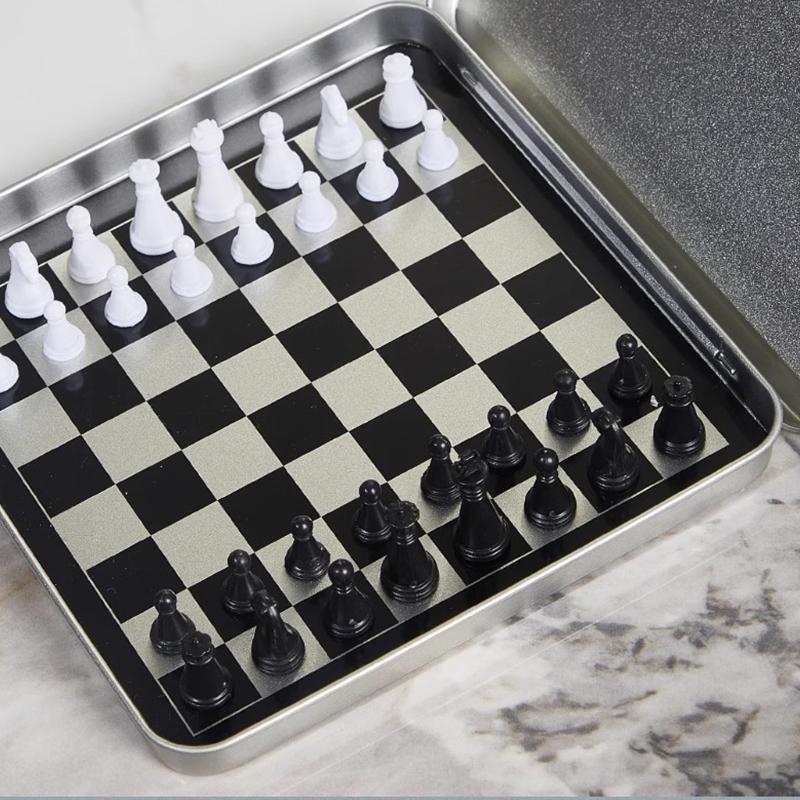 Magnetic Travel Chess - 어린이와 초보자에게 완벽한 자기 베이스를 갖춘