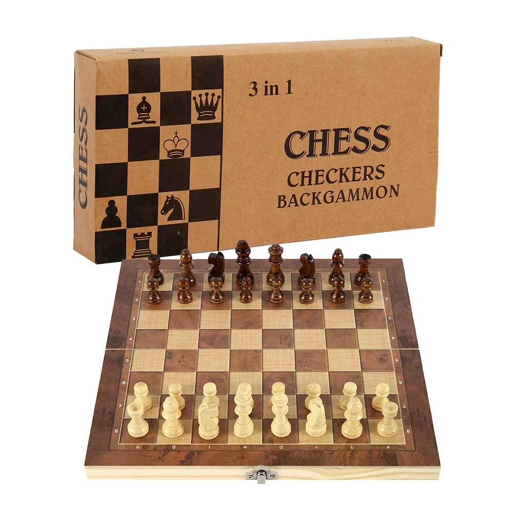 3 in 1 체스 보드, 접이식 목재 휴대용 체스 게임 - Magnetic Travel Chess 리뷰 및 가격