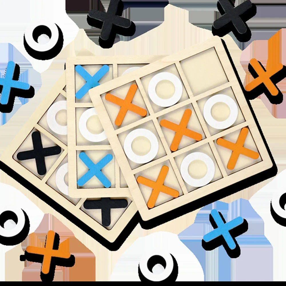 나무 XO Tic Tac Toe 게임 미니 체스 보드  - Board Game For 6 Years Old 리뷰 및 가격