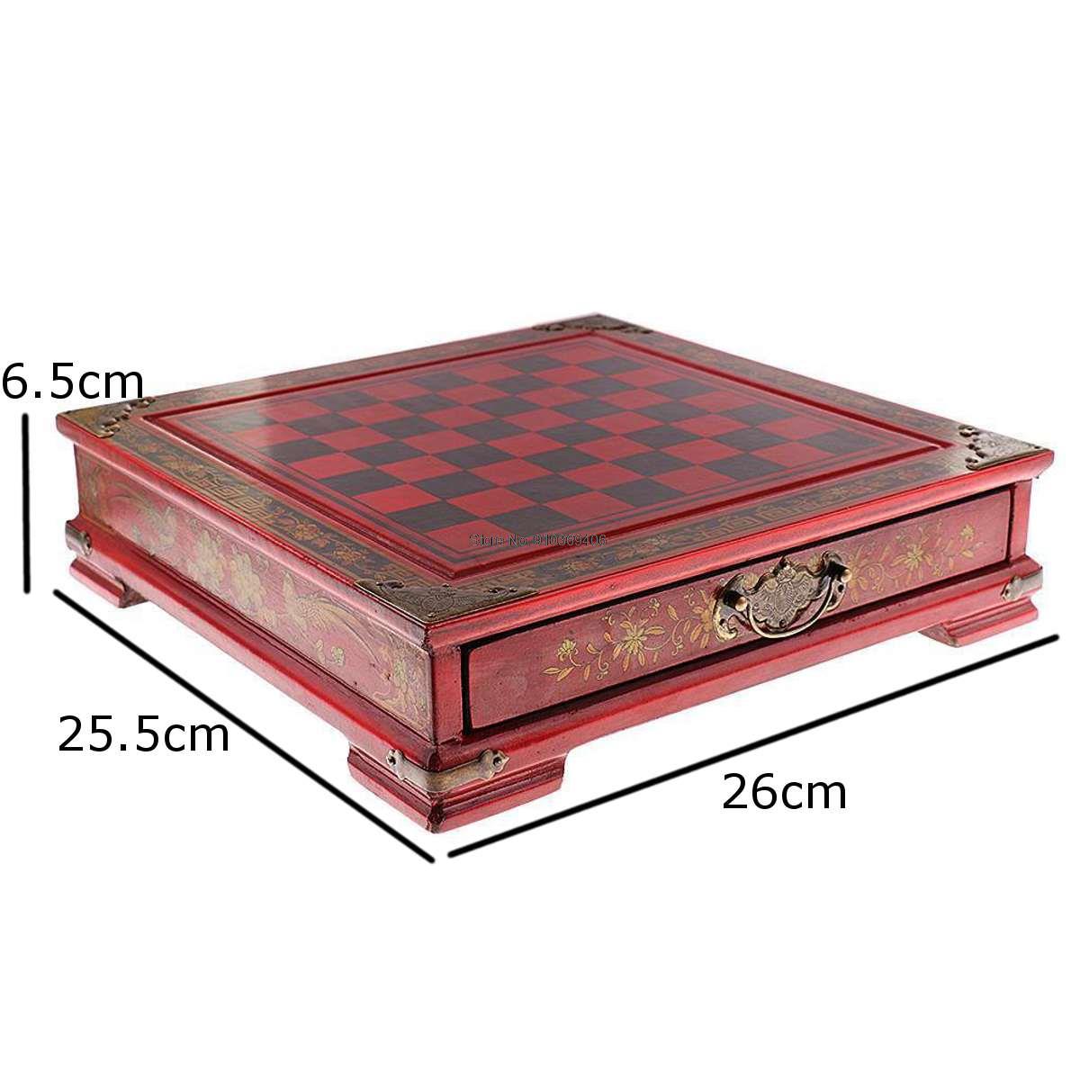 클래식 중국 테라코타 전사 나무 체스 판 만화 캐릭터  - Magnetic Travel Chess 리뷰 및 가격
