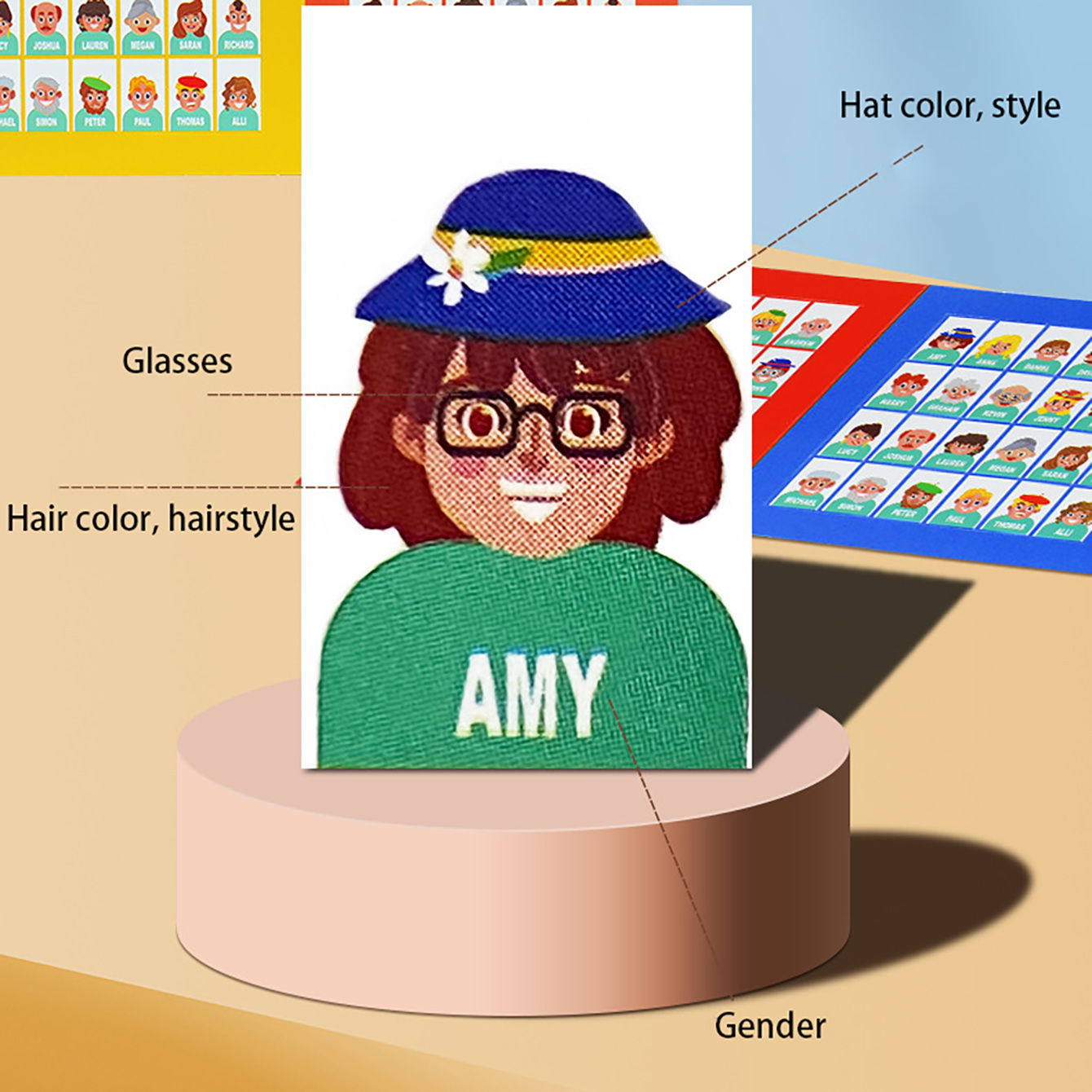 가족 추측 보드 게임 Who Am I 클래식 장난감,  - Board Game For 6 Years Old 리뷰 및 가격