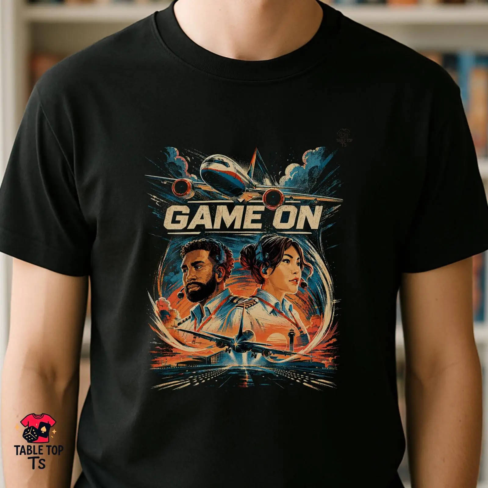 GAME ON T 셔츠 스카이 팀에서 영감을 받은 레트 - Board Game Inspiration 리뷰 및 가격