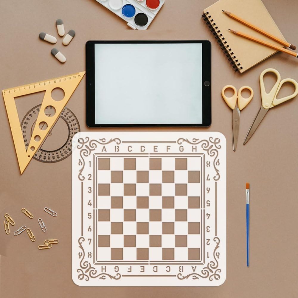 게임 디스크 페인팅 스텐실(페인트 브러시 포함) 11. - Board Game Template 리뷰 및 가격