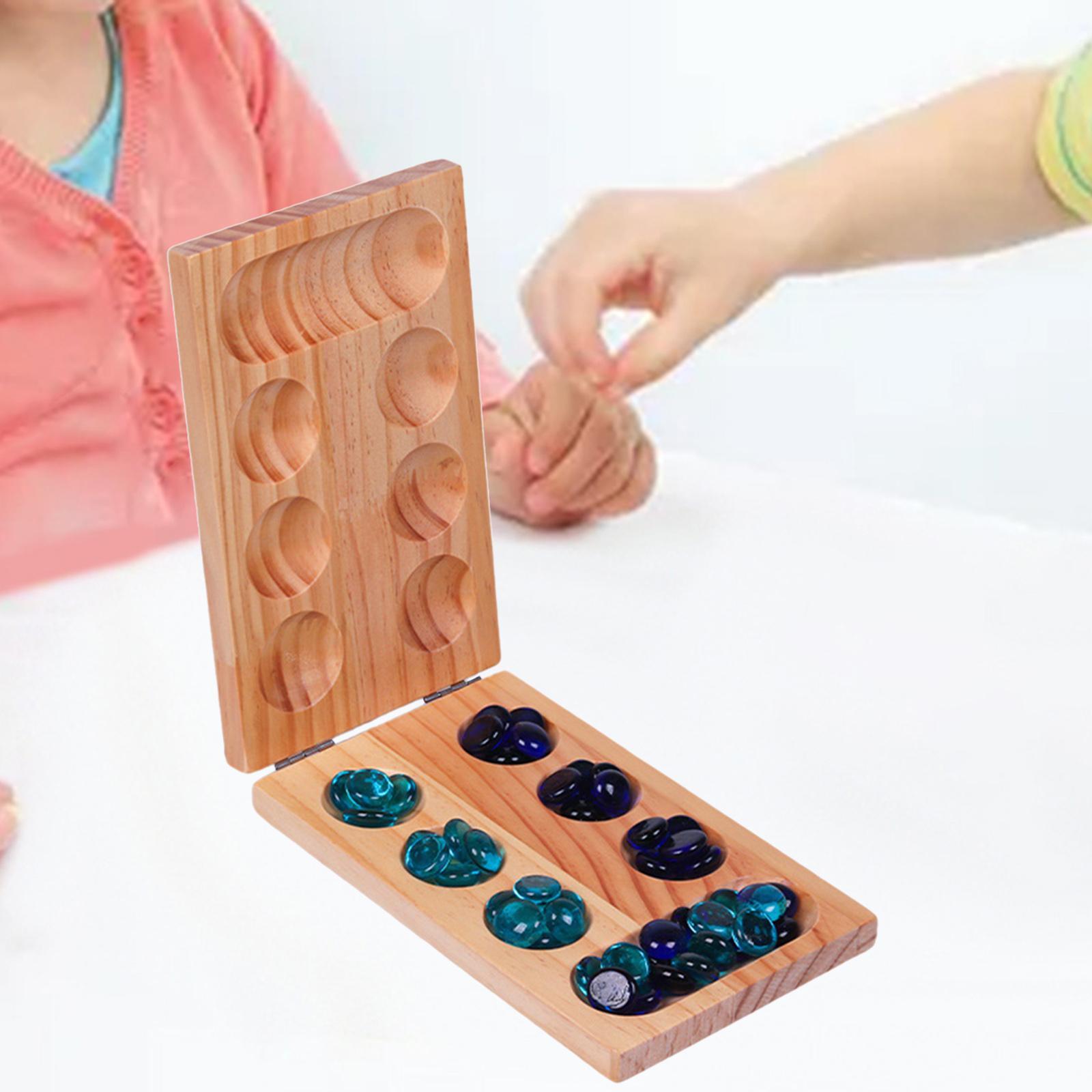 나무 접이식 만칼라 보드 게임, 만칼라 보드 게임, 7 - Board Game Template 리뷰 및 가격