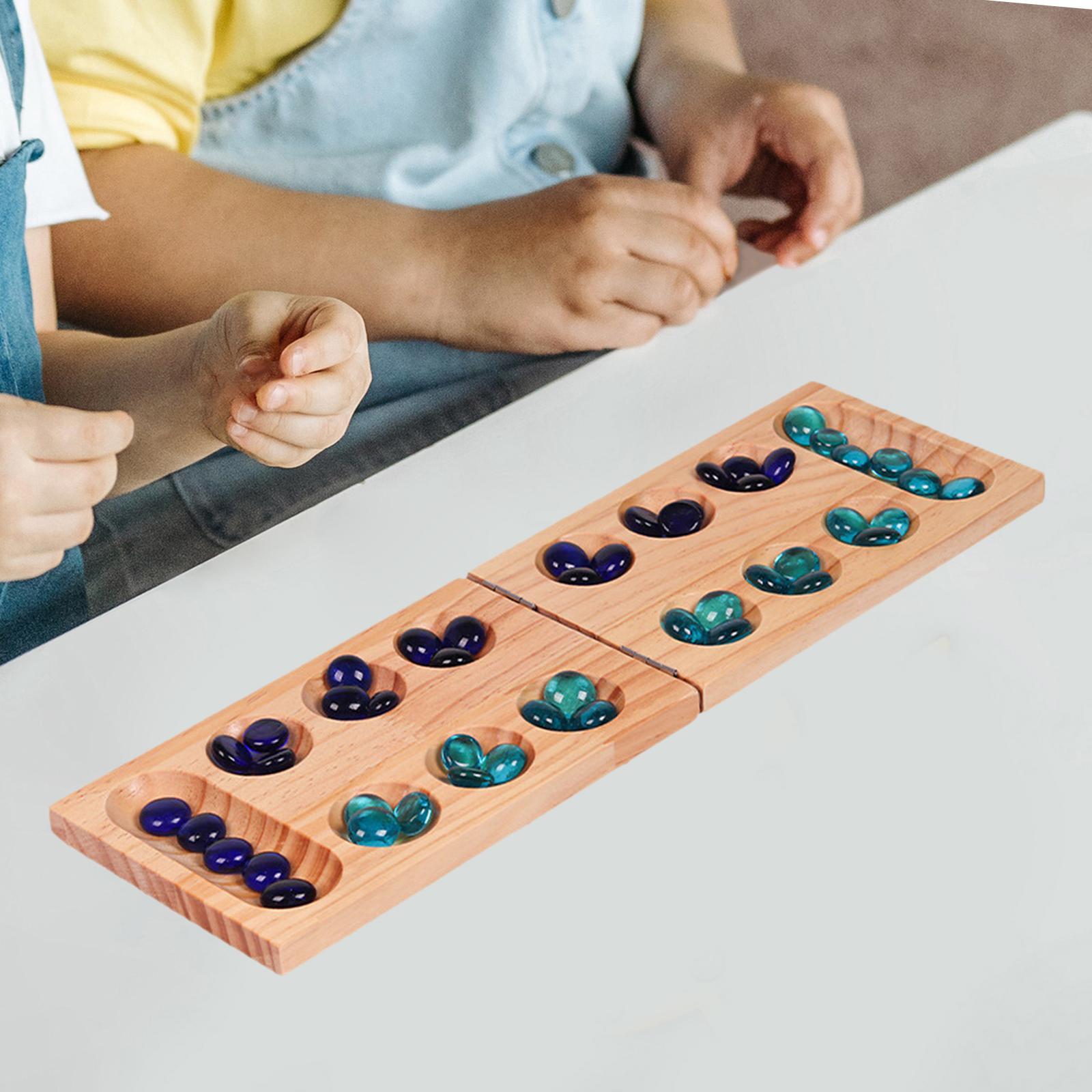 나무 접이식 만칼라 보드 게임, 만칼라 보드 게임, 7 - Board Game Template 리뷰 및 가격