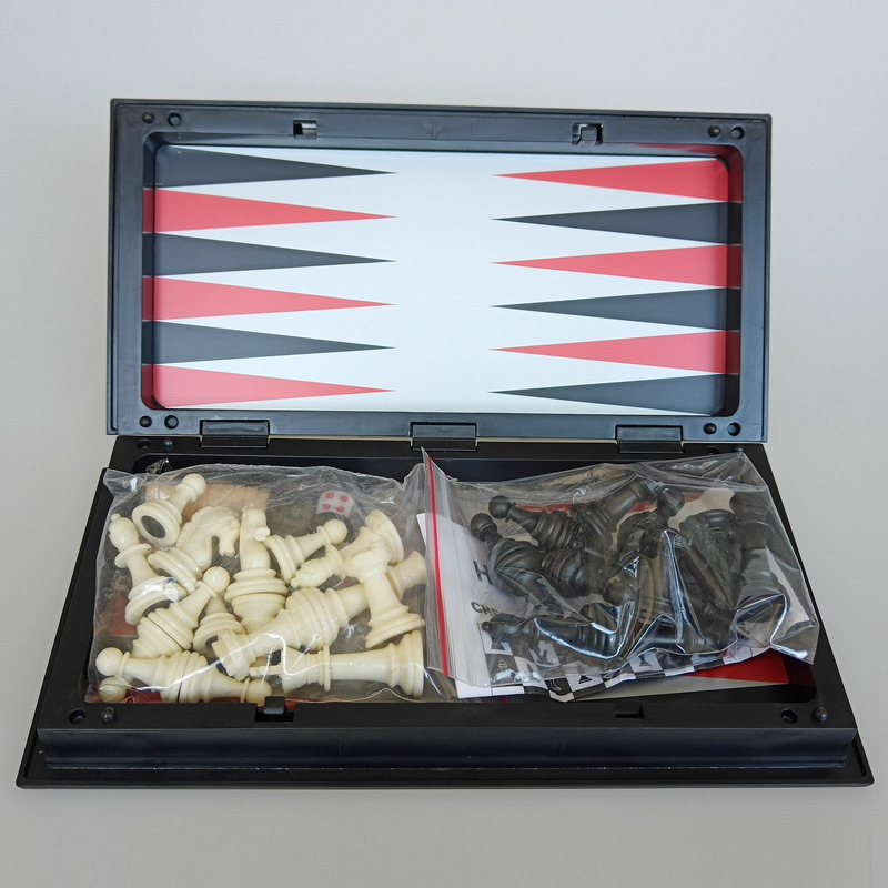 접이식 자석 체스 25CM 체커 백개먼 게임 보드 3- - Magnetic Travel Chess 리뷰 및 가격