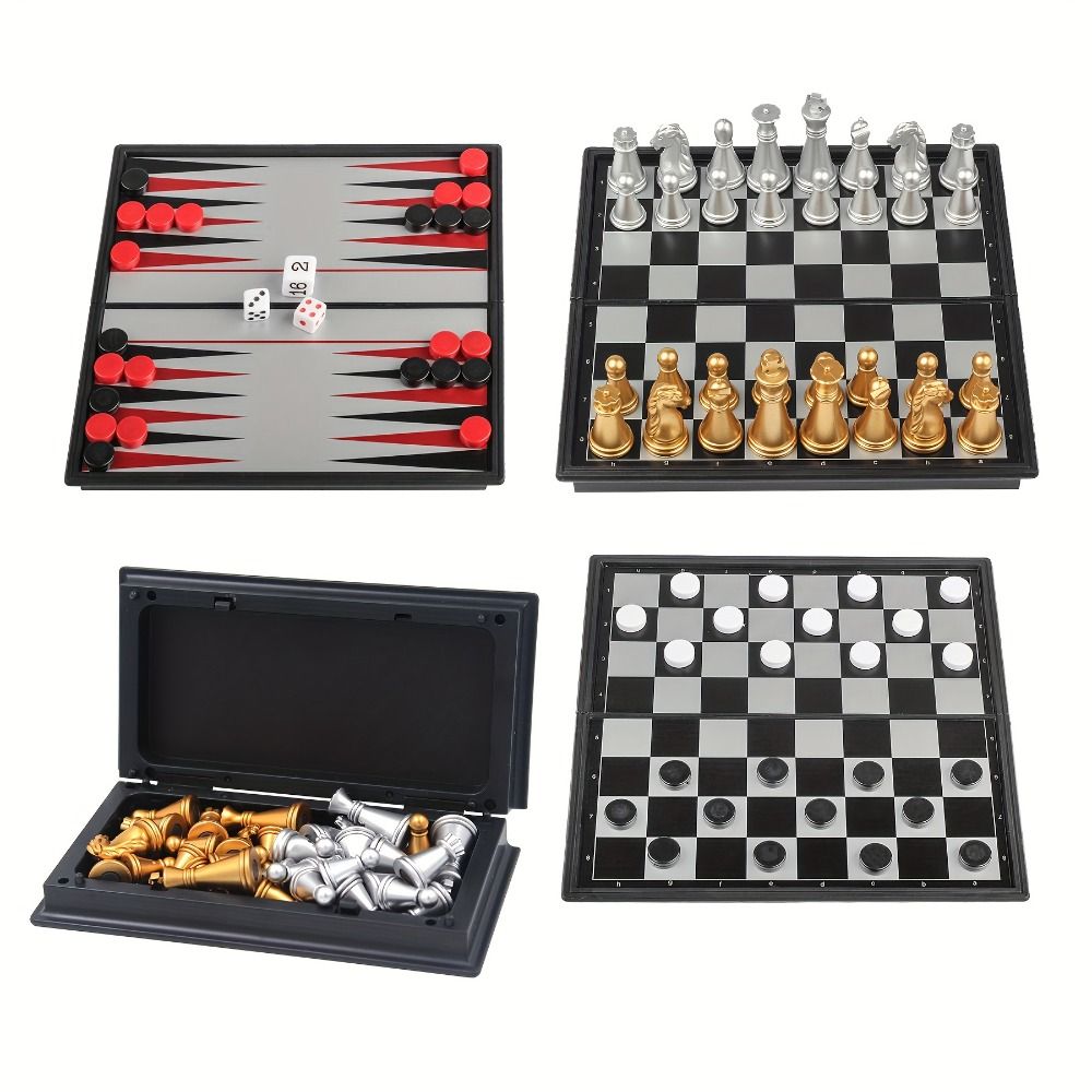 포켓 사이즈 금은 미니 체스 세트 자석식 피스 접이식  - Magnetic Travel Chess 리뷰 및 가격