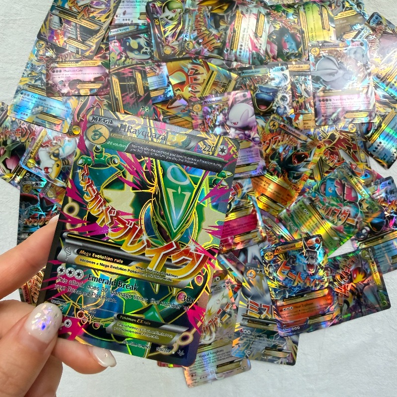60pcs 메가 포켓몬 EX 트레이딩 카드 컬렉션 플래 - Board Game Monster 리뷰 및 가격