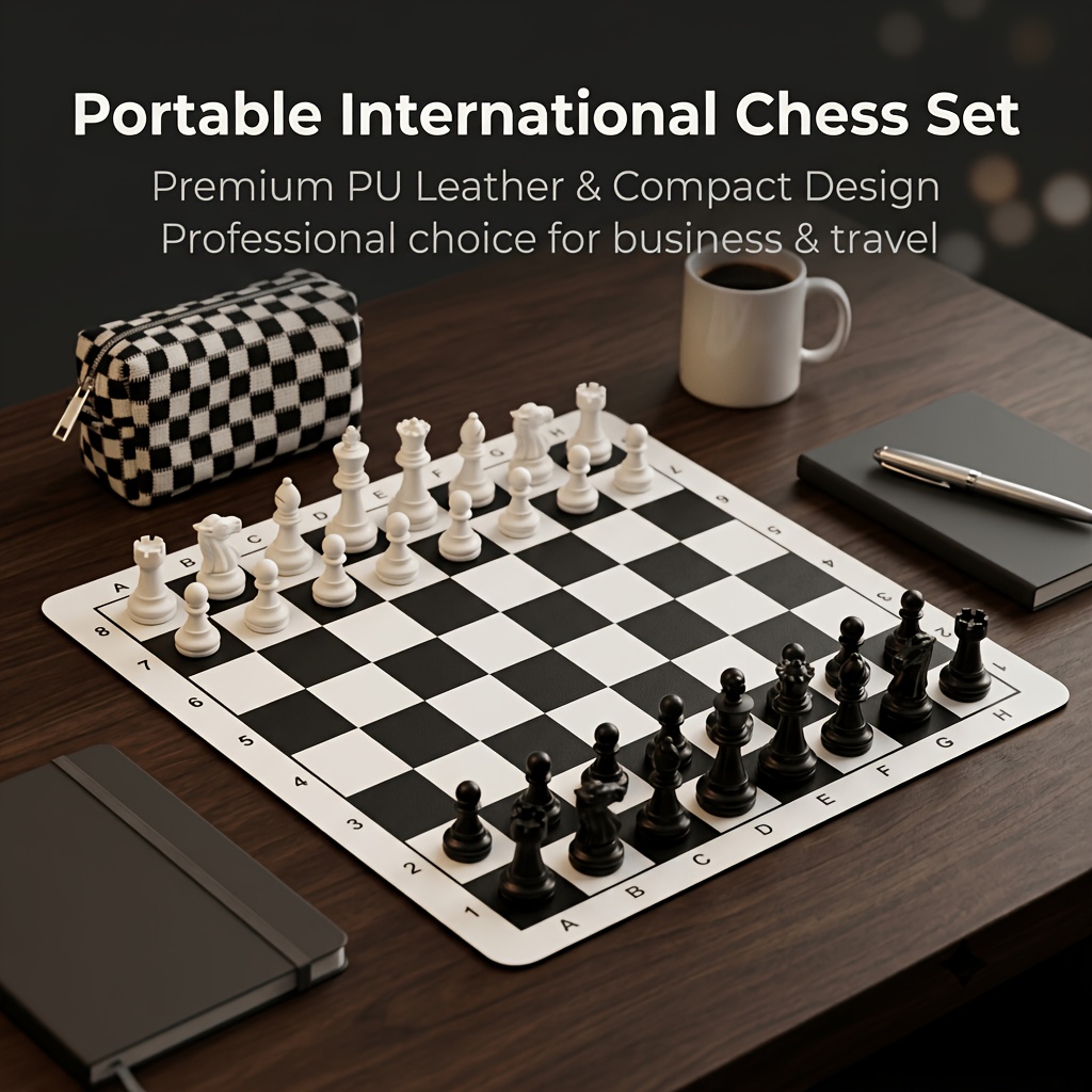 35cm/13.78인치 접이식 체스 세트, 보관 가방  - Magnetic Travel Chess 리뷰 및 가격