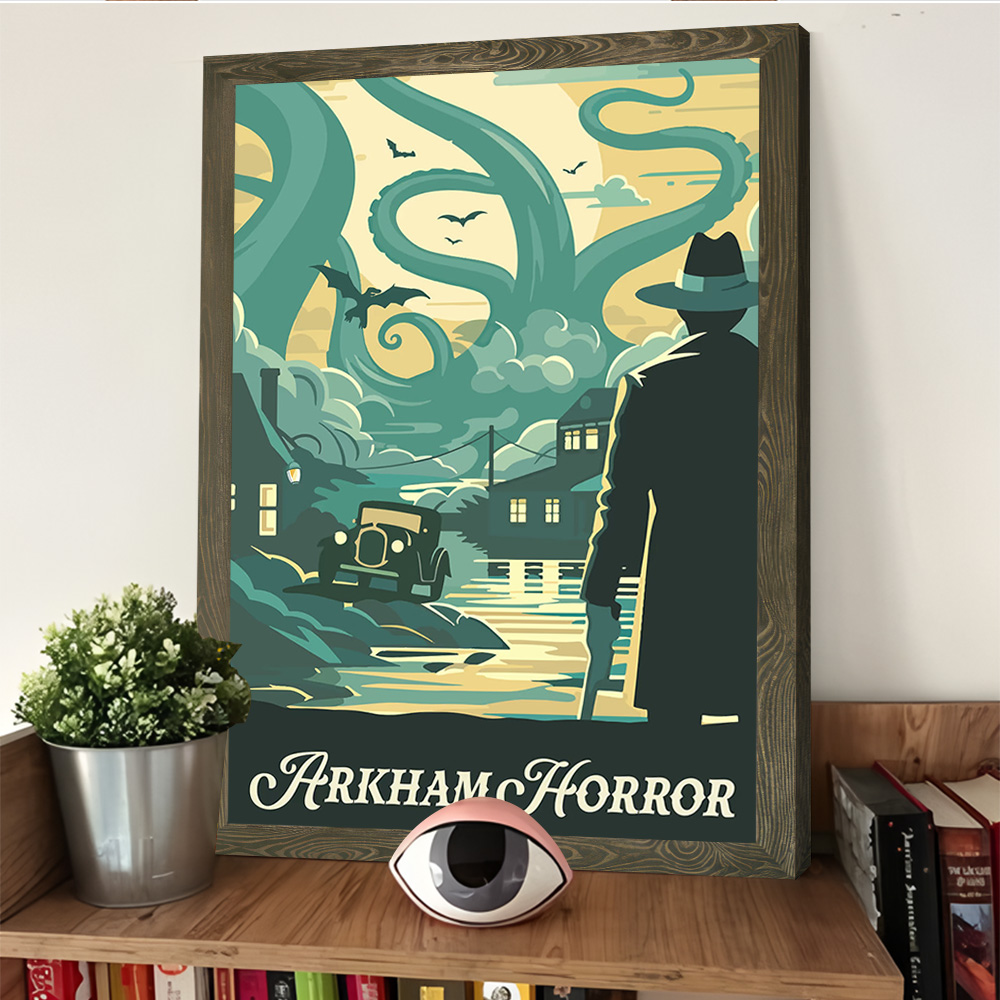 아캄 호러 보드 게임에서 영감을 받은 인쇄 포스터, 맞 - Board Game Inspiration 리뷰 및 가격