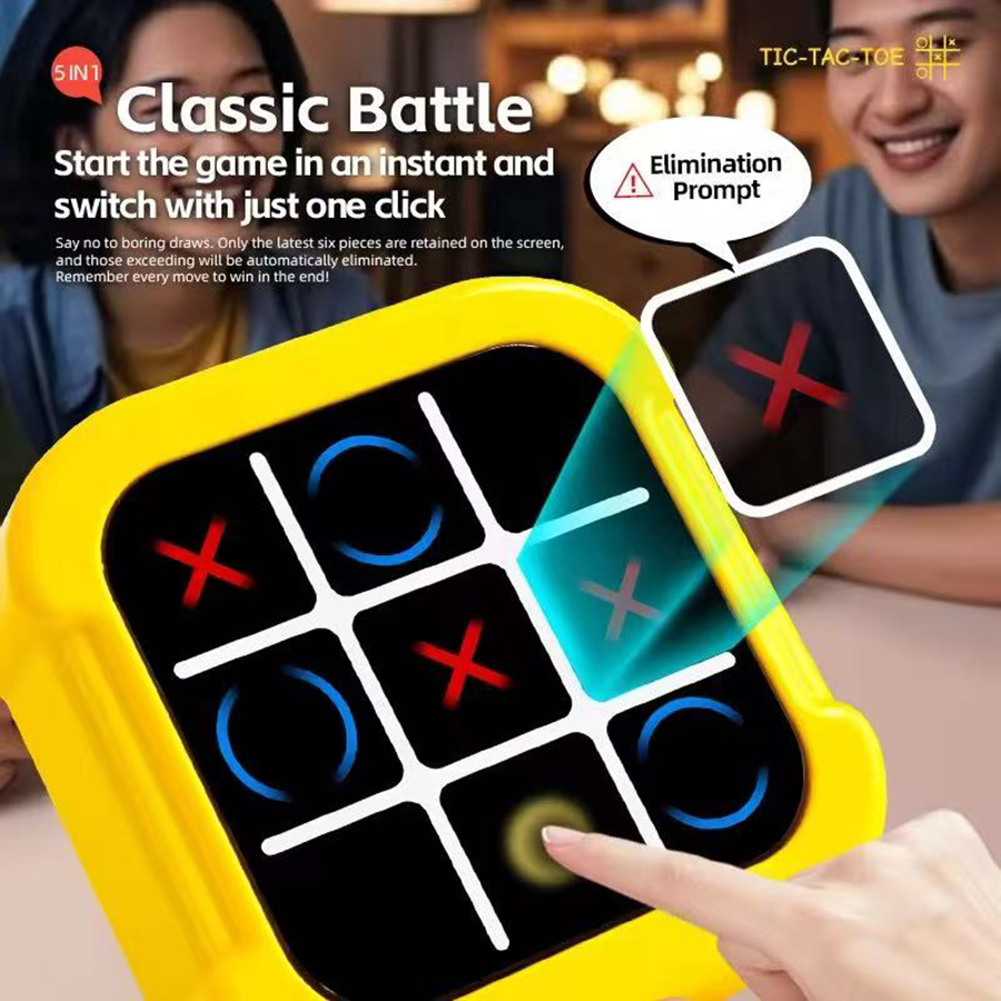1개- 틱택토 보드 다기능 전자 게임 몬테소리 퍼즐 테 - Board Game Electronic Table 리뷰 및 가격