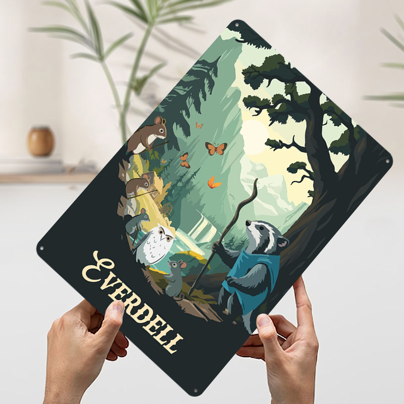 에버델 보드게임에서 영감을 받은 양철 포스터, 맞춤형  - Board Game Inspiration 리뷰 및 가격