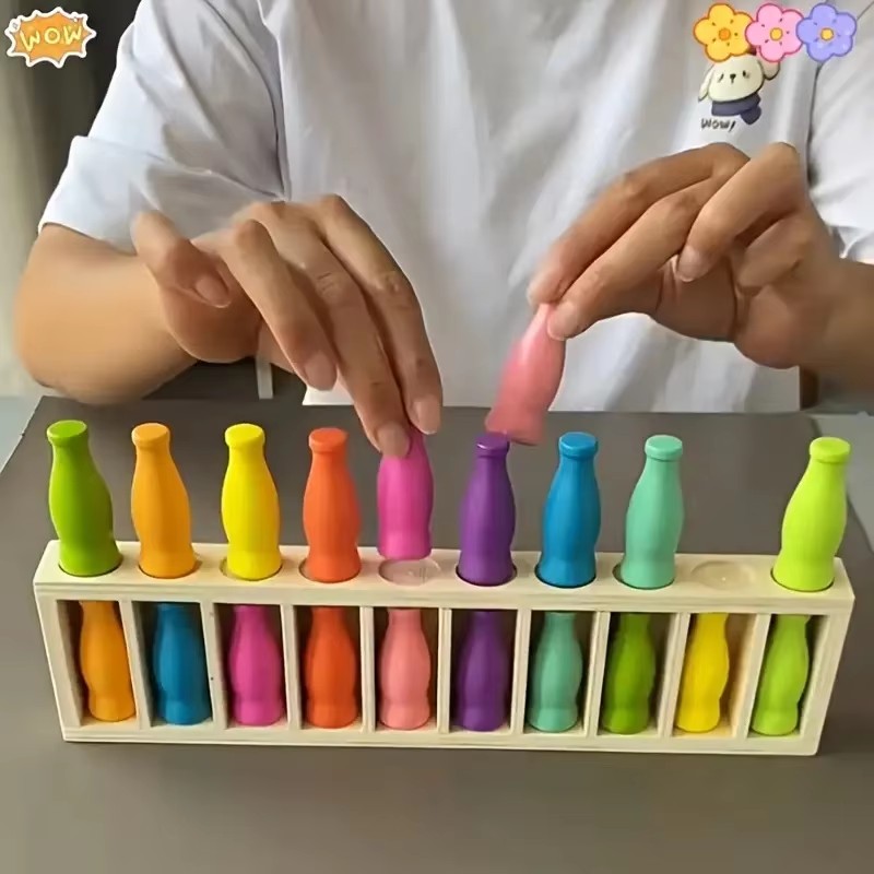 20가지 색상 짝 맞추기 도전적인 병 퍼즐 게임 세트  - Board Game Strategi 리뷰 및 가격