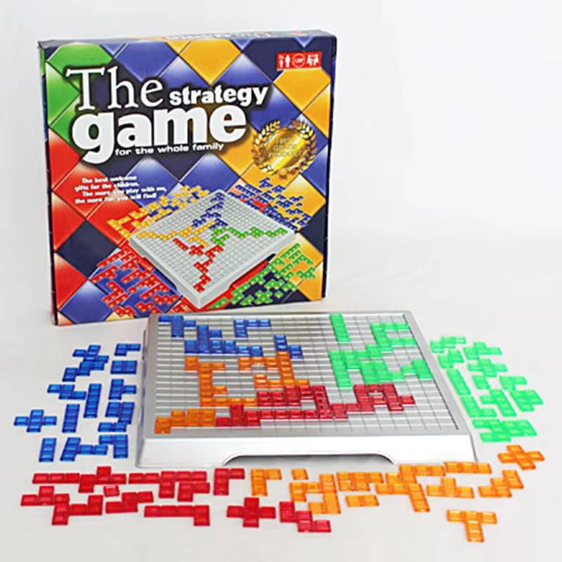어린이 지적 퍼즐 전략 보드 교육 장난감 컬러 사각형  - Board Game For 6 Years Old 리뷰 및 가격