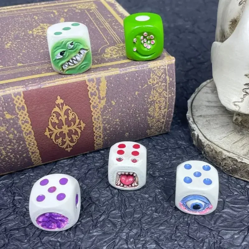 레진 몬스터 페이스 주사위 세트 할로윈 테이블탑 RPG - Board Game Monster 리뷰 및 가격