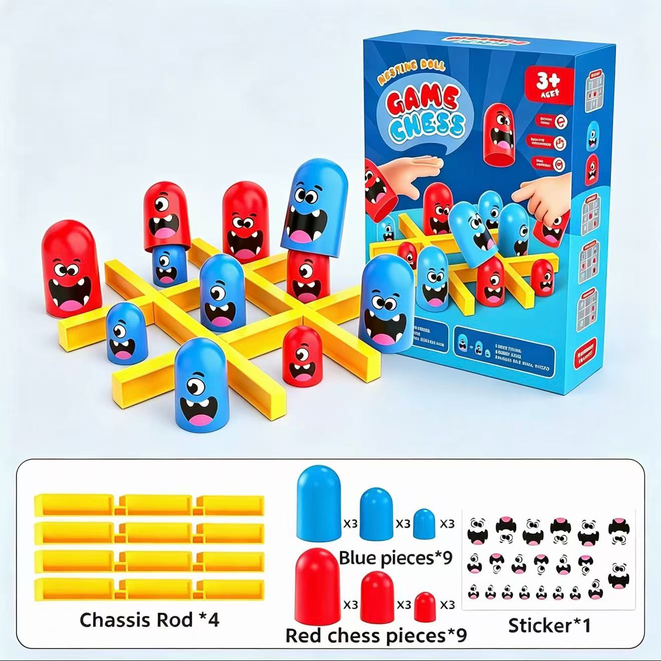 틱택토 이트앤비사이즈 스태킹 컵 듀얼 배틀 보드 게임  - Board Game For 6 Years Old 리뷰 및 가격