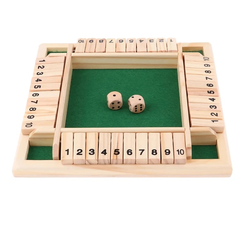 디럭스 4면 10 숫자 상자 보드 게임 세트 주사위 파 - Board Game Organization 리뷰 및 가격